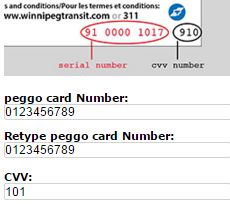 peggo serial number