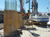 Pembina Jubilee underpass – Transitway overpass foundation construction