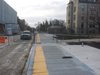 Concrete poured and tactile pads placed at University of Manitoba Station