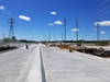 Seel Station transitway construction