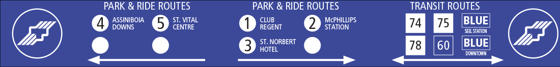 Bomber wayfinding horizontal