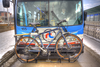 Bike racks on designated Rapid Transit routes